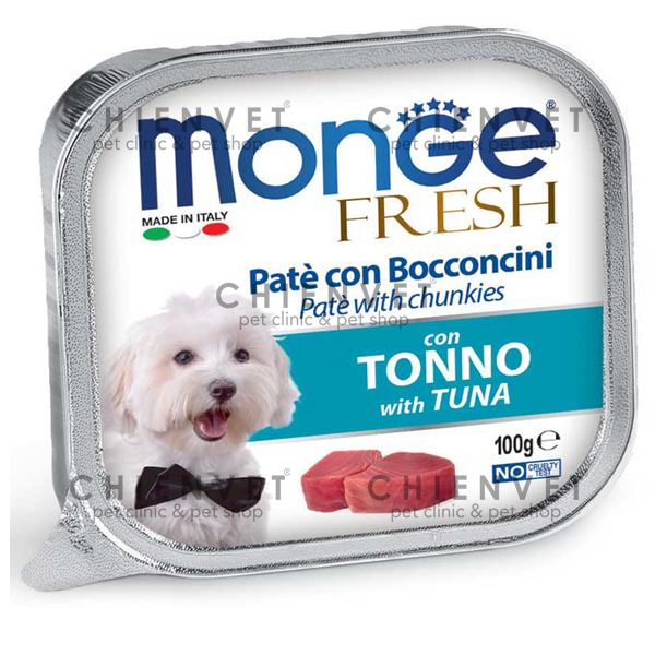 Pate cho chó - Monge Fresh Tuna (Pate cá ngừ) 100g