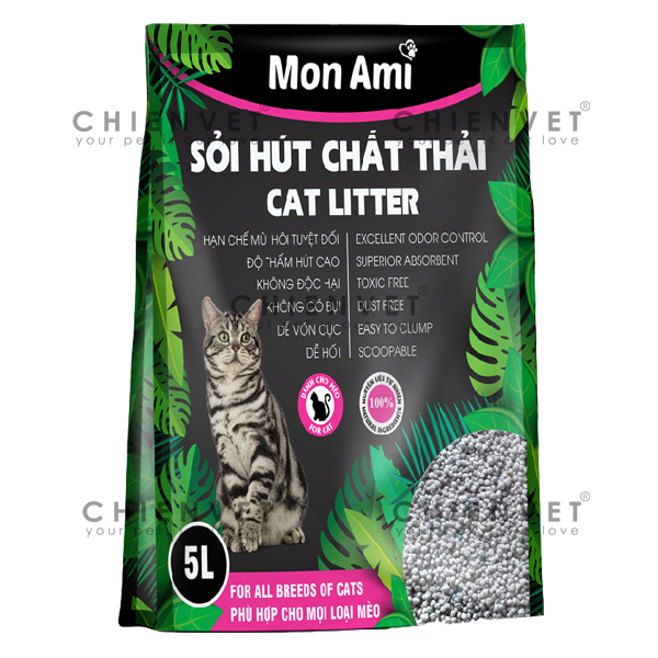 Sỏi hút chất thải (cát vệ sinh cho mèo)