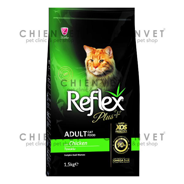 Reflex Plus adult cat food chicken 1.5kg-Thức ăn cho mèo Reflex Plus Adult Cat Food Chicken (1,5kg)