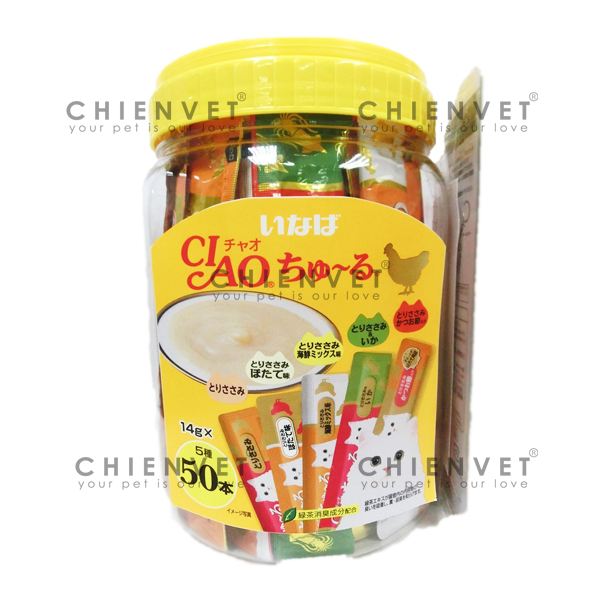 TSC-12T Ciao chu ru chicken - Treat thưởng dạng soup dành cho mèo vị gà