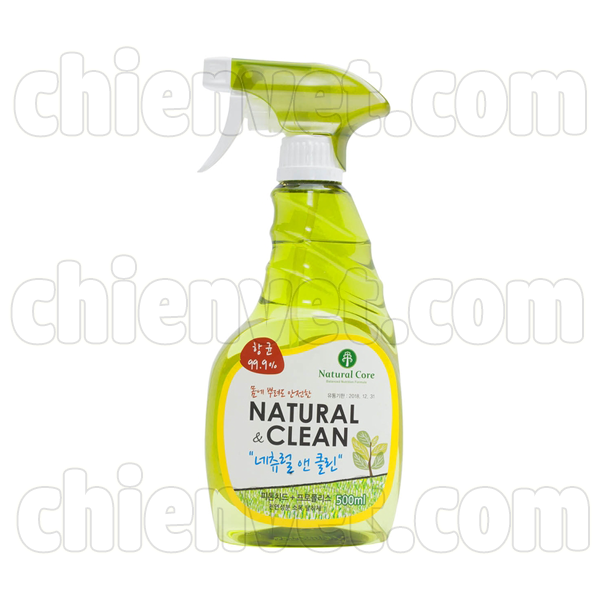 Xịt khử mùi diệt khuẩn Natural Clean 500ml