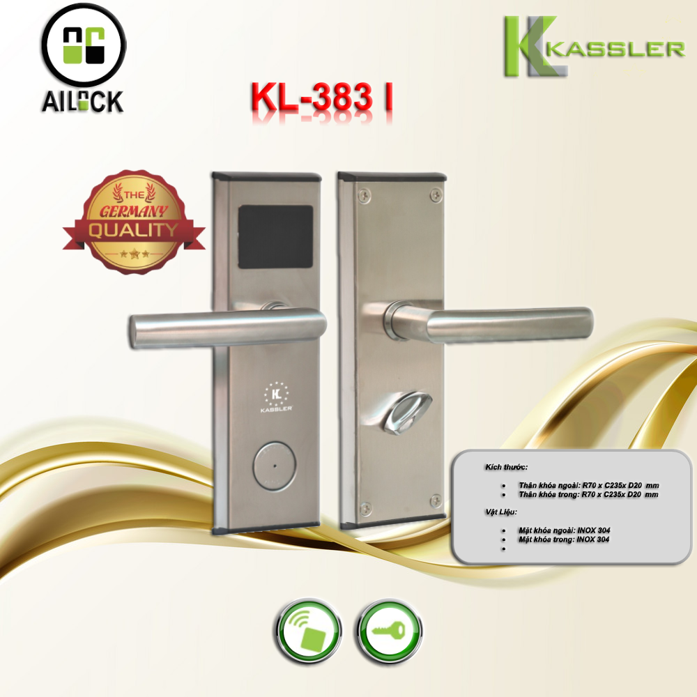 Khóa điện tử Kassler KL-383I