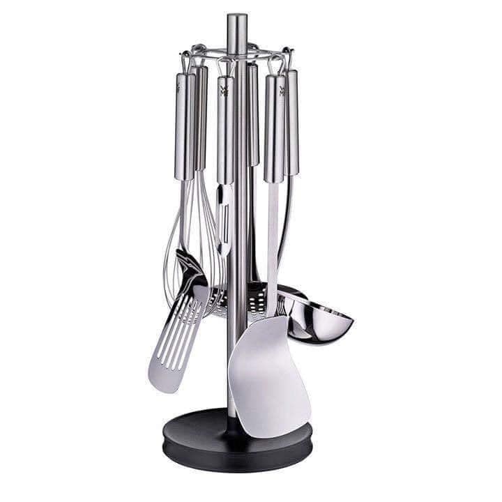 Set muôi muỗng, dụng cụ nhà bếp inox Chromargan 7 món WMF Profi (1876709990)