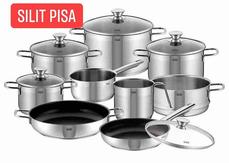 Bộ nồi silit pisa 10 món