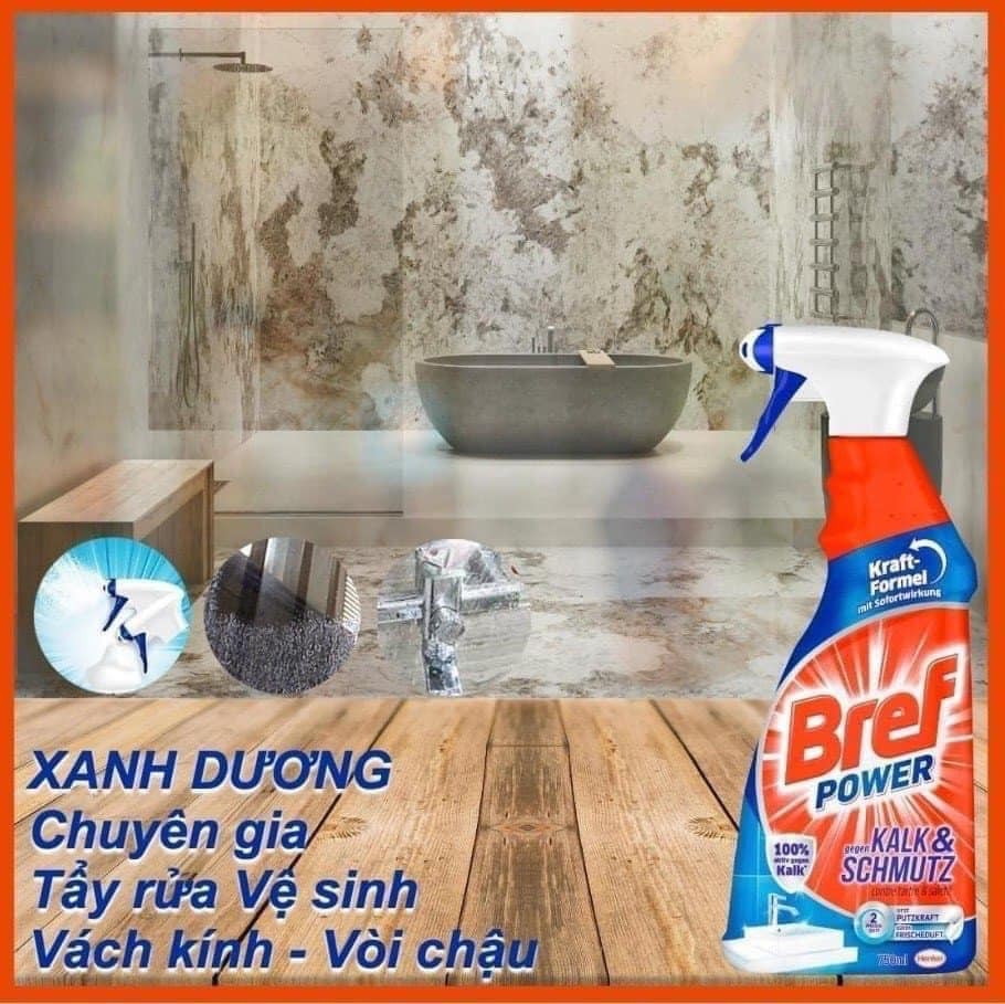 Chai xịt tẩy cặn canxi Bref Kalk & SChmutz