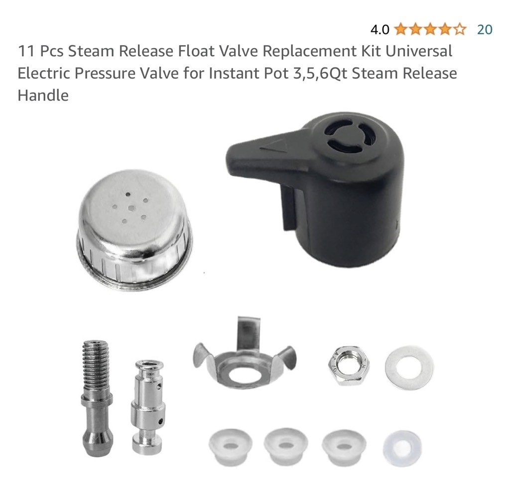 Phụ kiện thay thế nồi instant pot 3,5, 6qt - steam realse valve