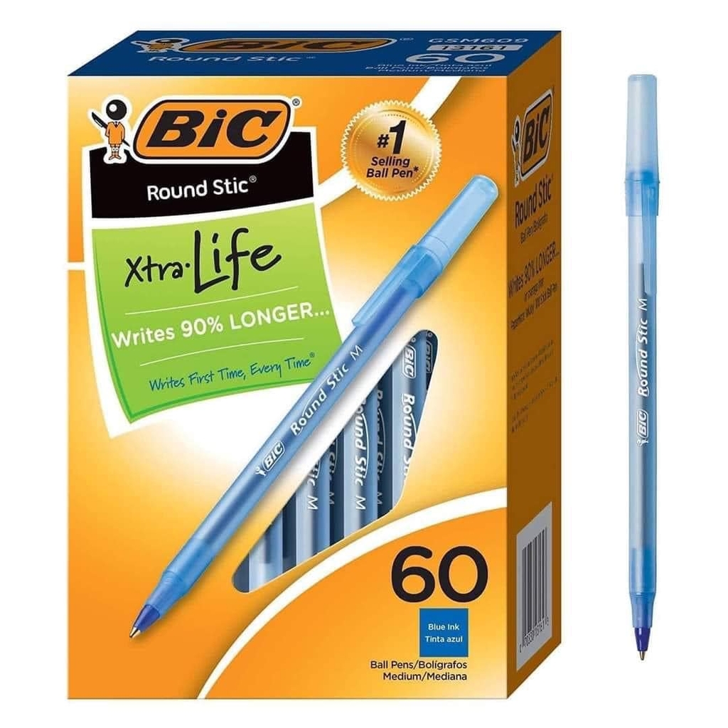 Bút bi Bic (hộp 60 bút)