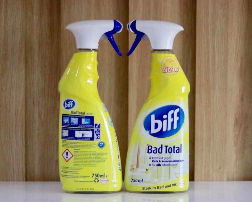 Chai xịt vệ sinh nhà tắm Biff Bad Total