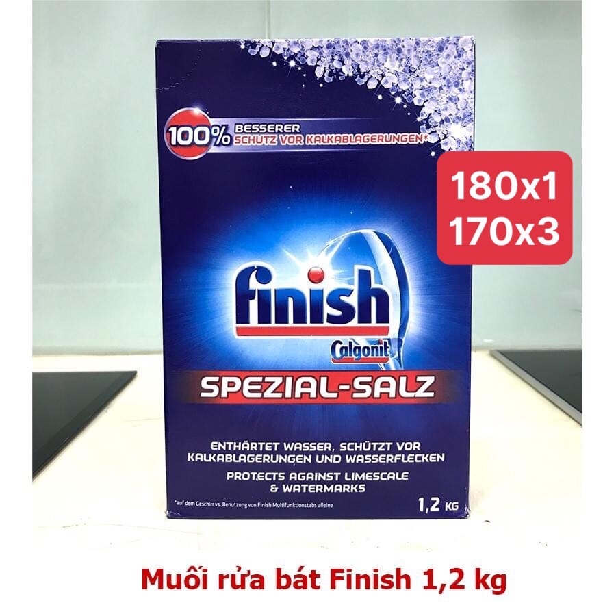 Muối cho máy rửa bát Finish 1.2kg