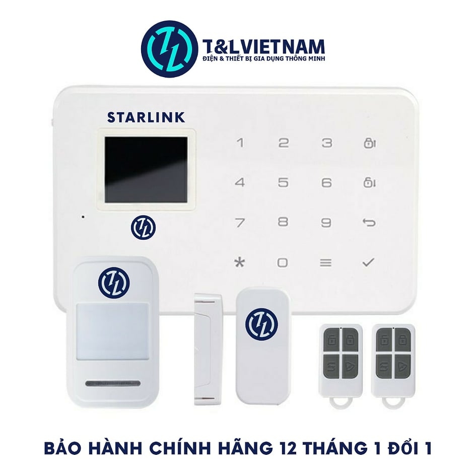 HỆ THỐNG CHỐNG TRỘM KHÔNG DÂY DÙNG SIM STARLINK - T&L VIỆT NAM