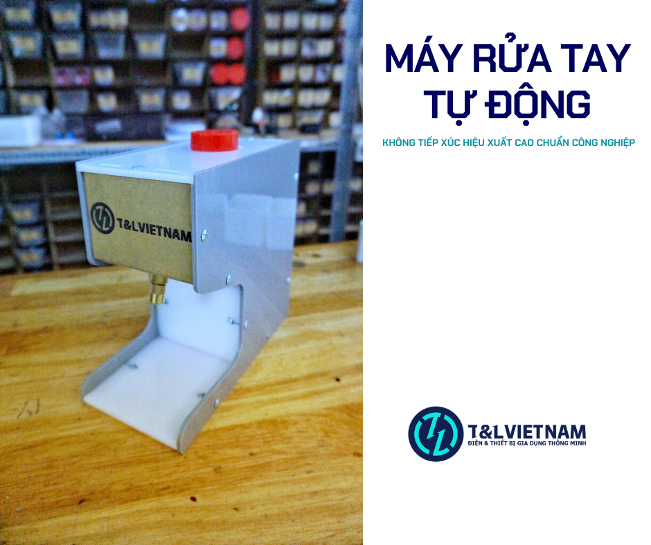 Máy rửa tay tự động không tiếp xúc công nghiệp TLVN