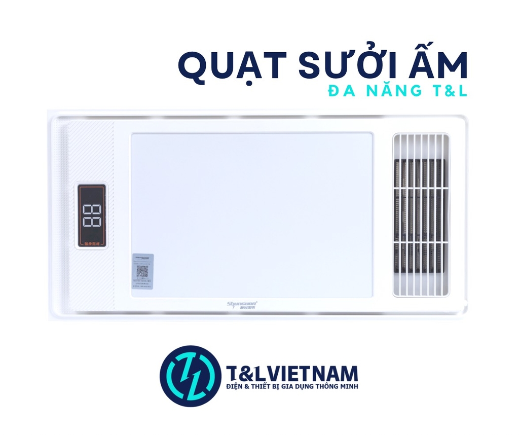 QUẠT SƯỞI ÂM TRẦN ĐA NĂNG