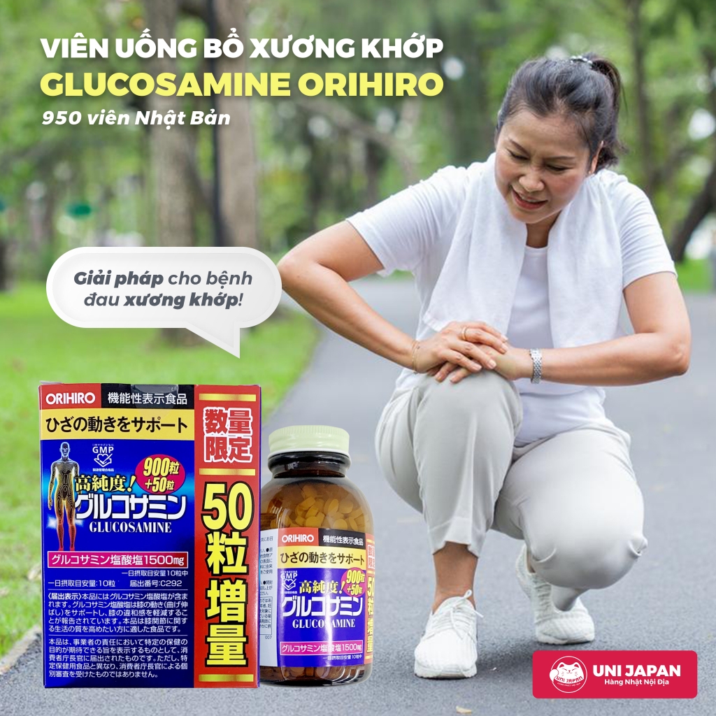 Glucosamine Orihiro hộp 950 viên