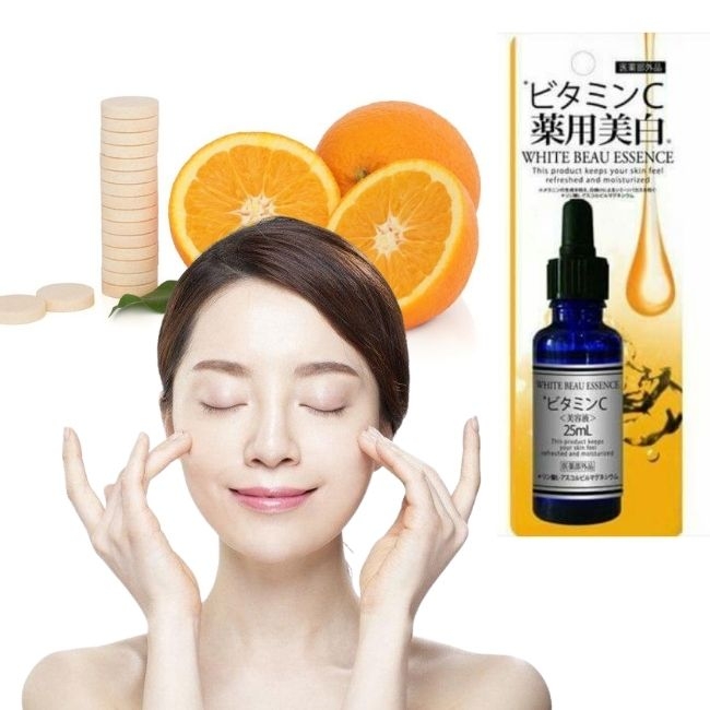 Serum trắng da Vitamin C White Beau Essence