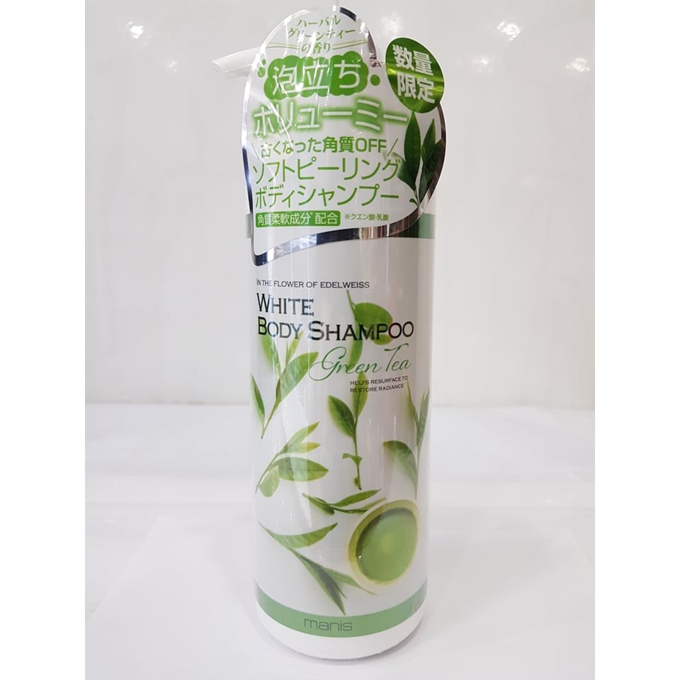 Sữa Tắm Trắng Da White Body Shampoo Manis Trà Xanh