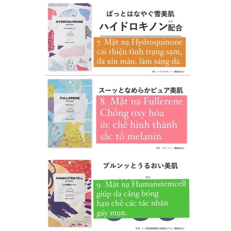 Mặt nạ Kiso Nhau Thai Nhật Bản