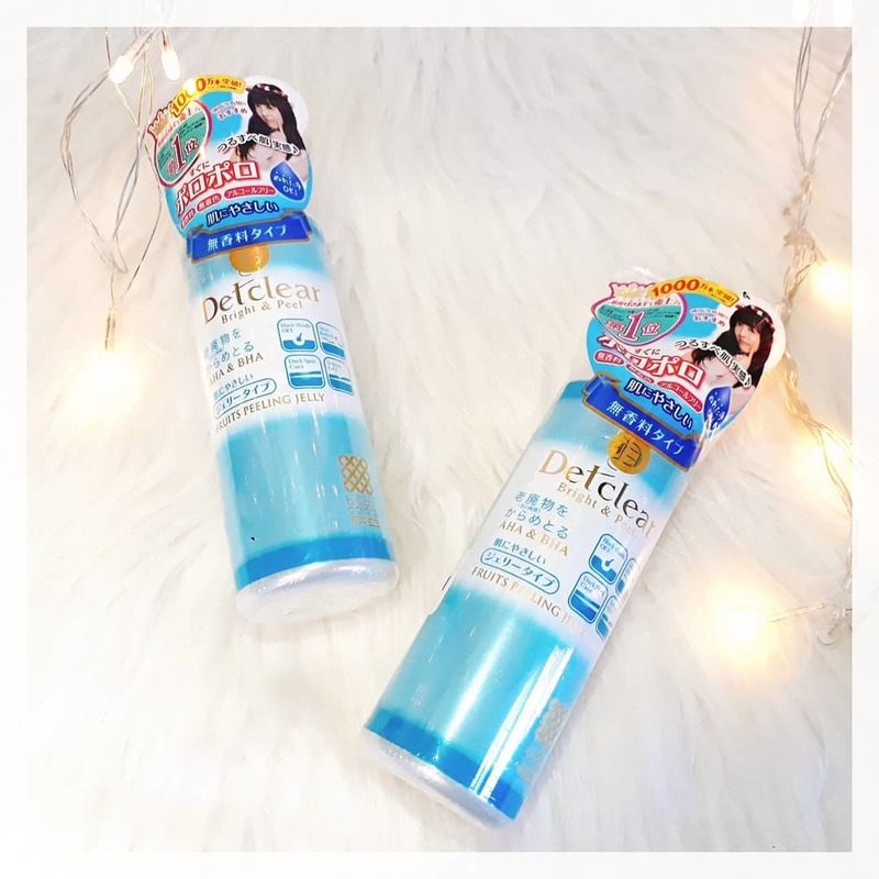 Tẩy da chết Detclear - màu xanh - không mùi