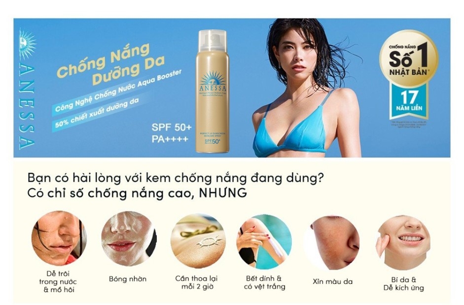 Xịt Chống Nắng Anessa Dưỡng Da Đa Năng 60g