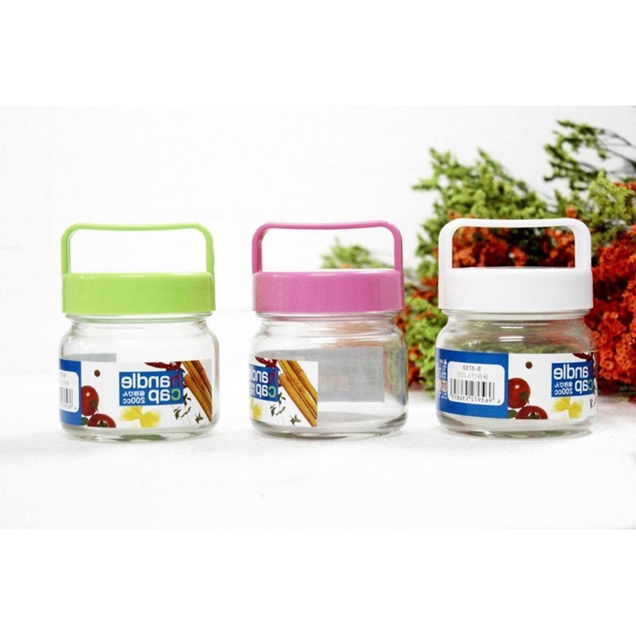 Lọ thủy tinh có quai xách 200ml