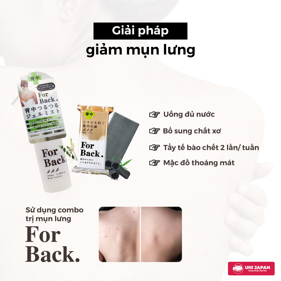 Xà phòng trị mụn lưng For Back