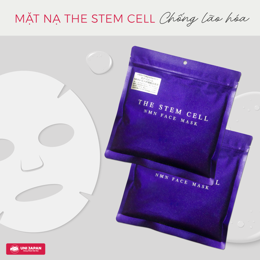 Mặt nạ stem cell 30 miếng ( tím ) - Chống Lão Hóa