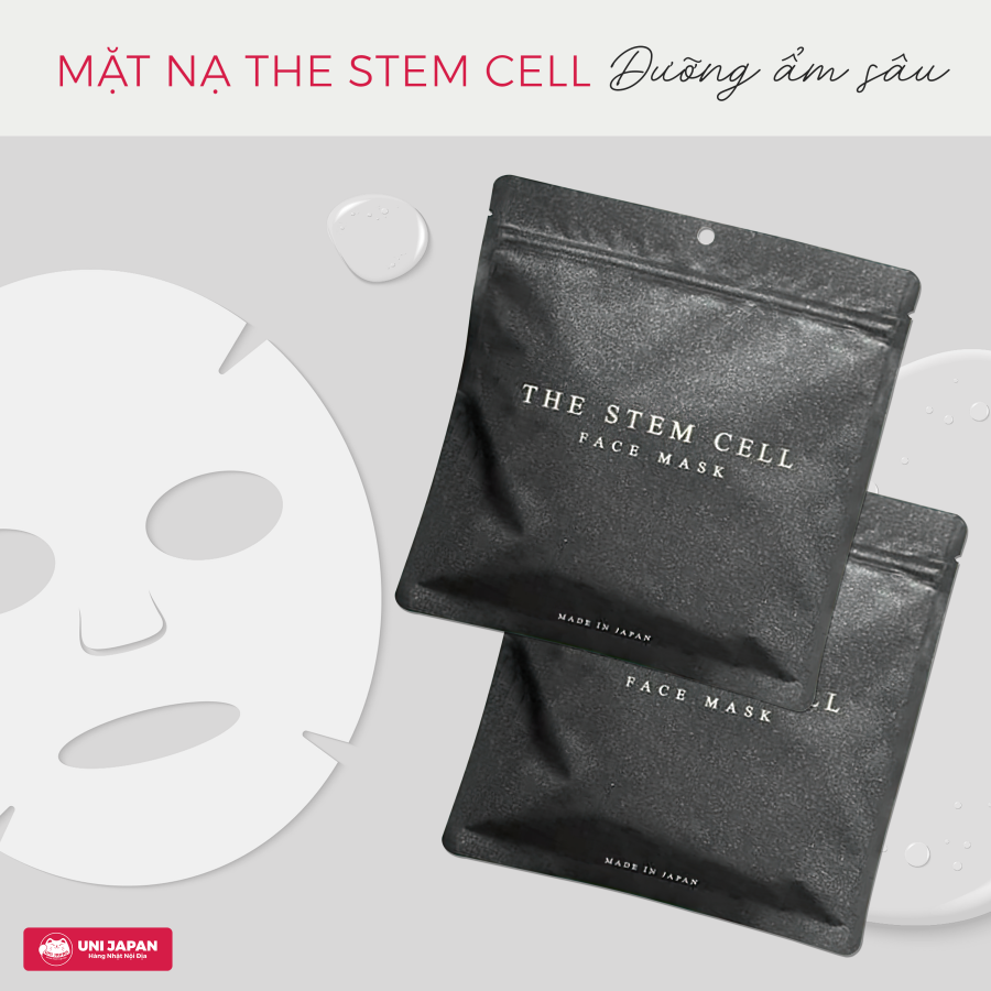 Mặt nạ stem cell 30 miếng ( đen ) - Dưỡng Ẩm Sâu