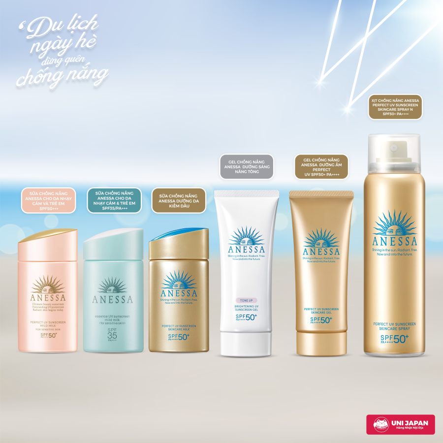 Kem chống nắng dạng gel ANESSA SPF50+PA++++ 90g