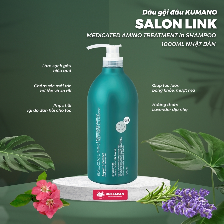 Dầu gội Salon Link Amino Medicated Treatment In 1000ml