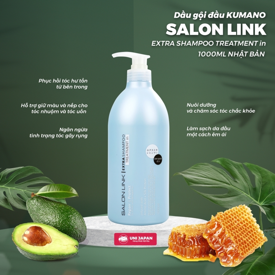 Dầu Gội Salon Link Extra Treatment 1000ml - cho tóc dầu