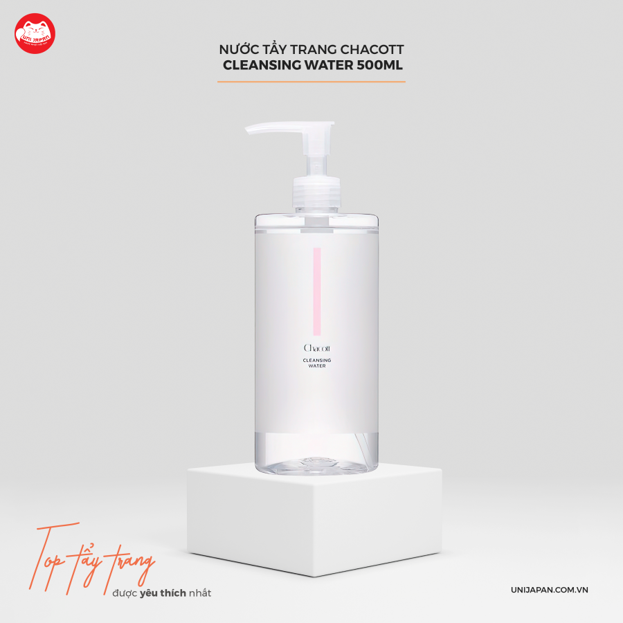 Nước tẩy trang Chacott cleansing Water 500ml