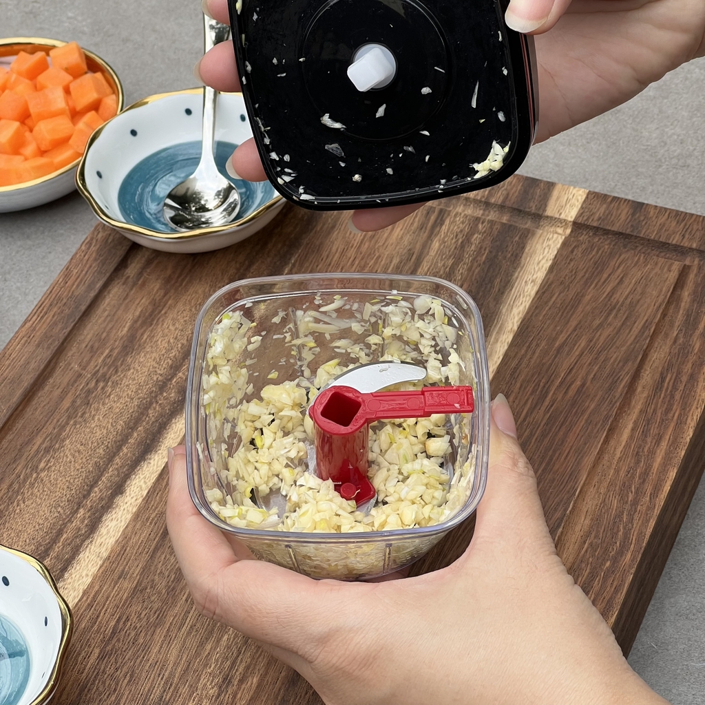 Dụng cụ xay tỏi ớt Kaiyo size S, dung tích 250ml