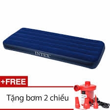 Đệm bơm hơi 76x191x25 Intex 68950(Tặng bơm điện 2 chiều)