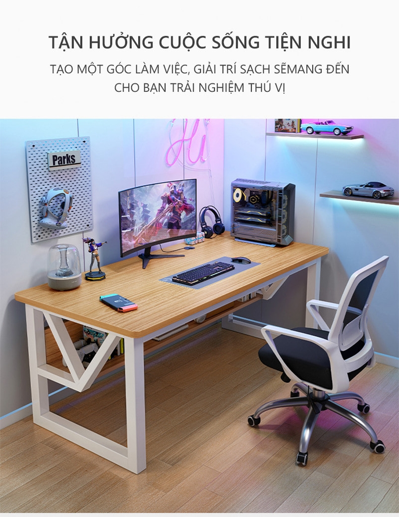 Bàn làm việc gaming 120x60cm