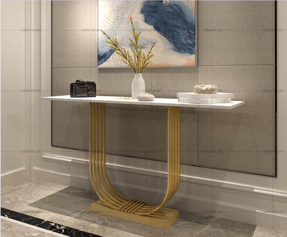 Bàn Console chữ nhật  chân U  (120x35x80cm)