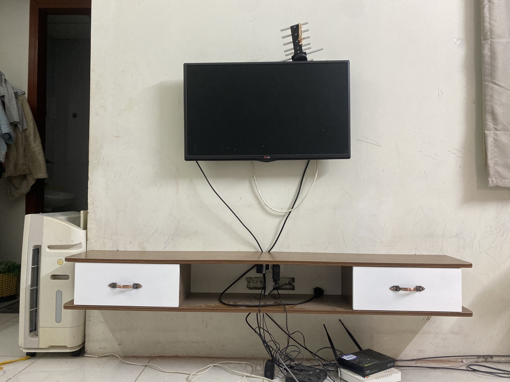 Kệ tivi 2 ngăn kéo (160 sâu 25 cao 20cm) TV53