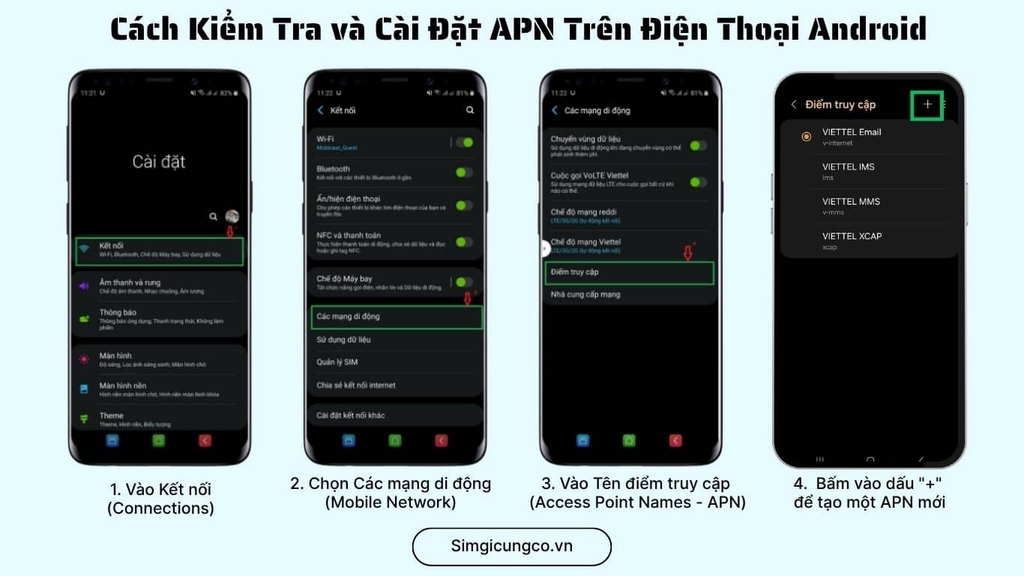 APN là gì? Thông Tin Chi Tiết Và Cách Cài Đặt APN Trên Điện Thoại Nhanh Chóng, Dễ Dàng