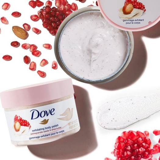 [BẢN MỸ] Tẩy Da Chết Dove Exfoliating Body Polish Pomegranate Seeds & Shea Butter 298g