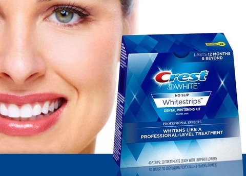 Combo 7 Miếng Dán Trắng Răng Crest 3D Whitestrips Professional Effects