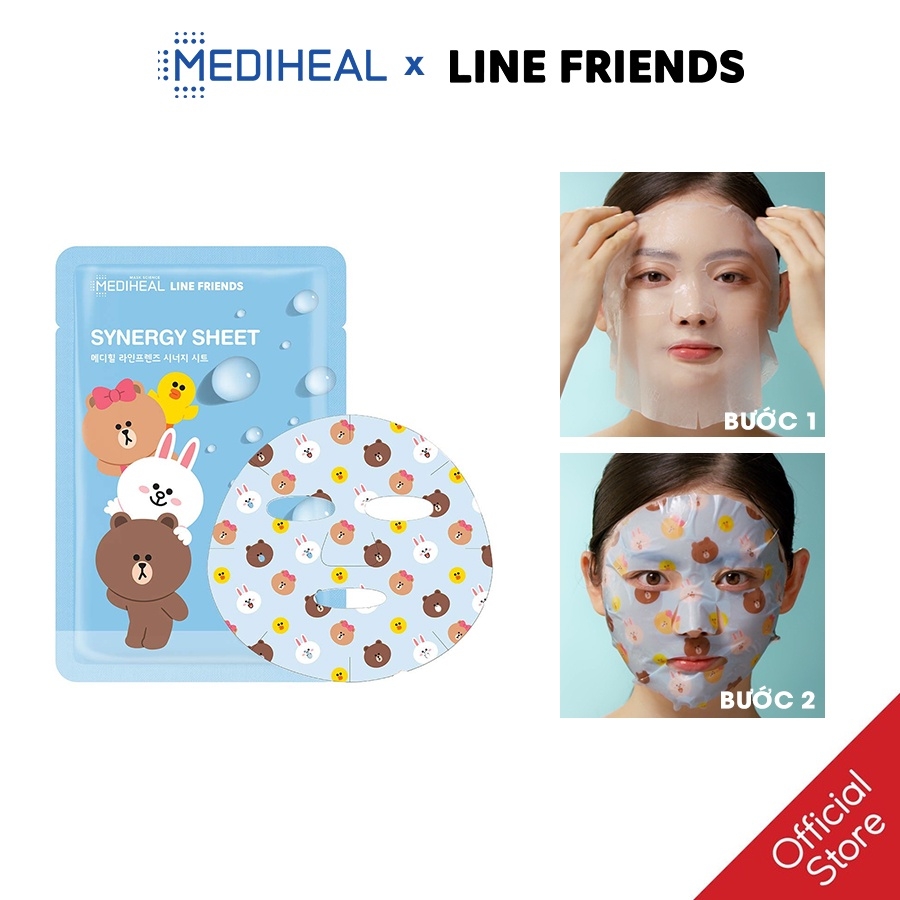 Mặt Nạ Mediheal Line Friends Synergy Sheet Mask