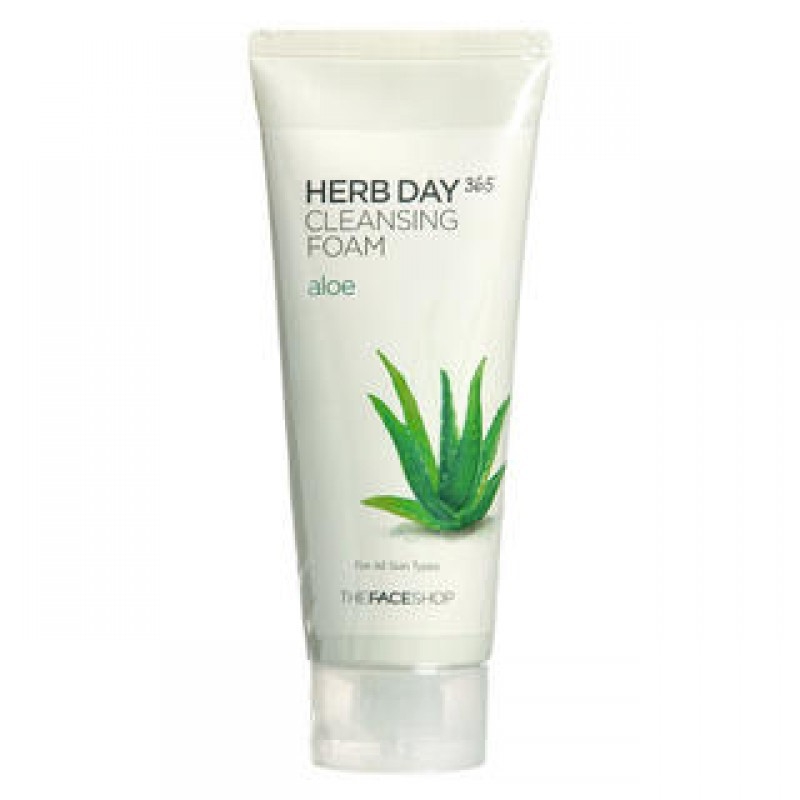 SRM TheFaceShop Herb Day 365 Master Aloe & Green Tea 170ml