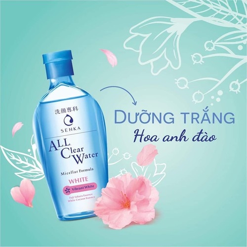 Nước Tẩy Trang Senka ALL Clear Water White 230ML