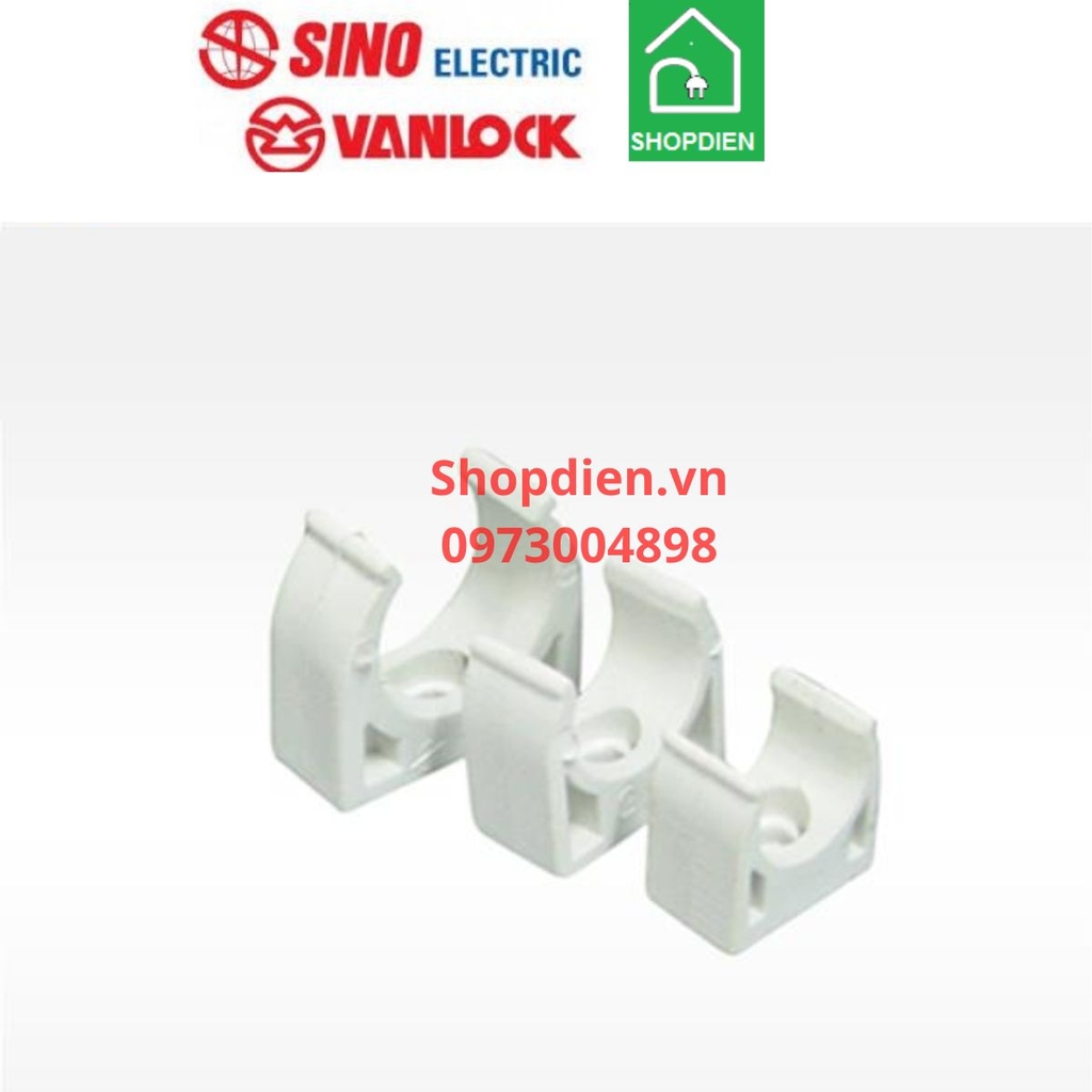 Kẹp đỡ ống  ( Càng cua )  luồn dây PVC D40 SINO SP E280/40
