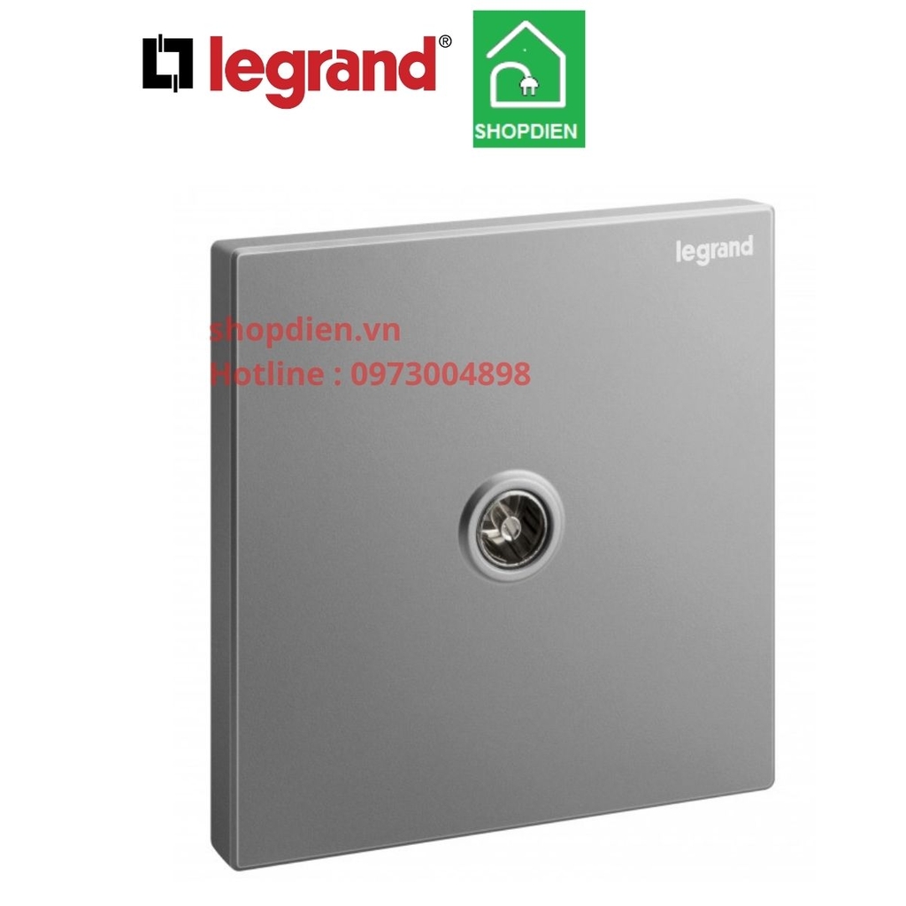 Ổ cắm Tivi Galion Legrand màu xám đậm Dark Silver 282449-C3