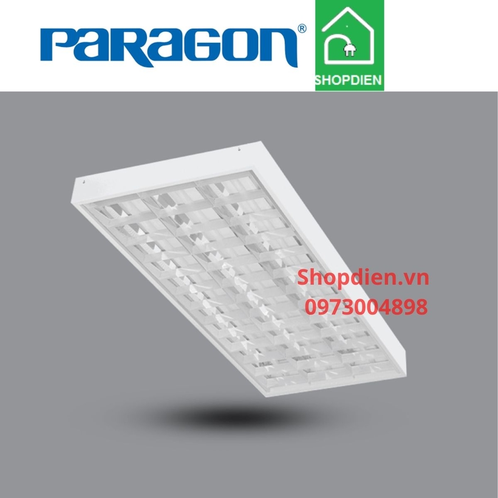Đèn tán quang gắn nổi  ba 1200x600 LED 3x20W Paragon-PSFB336L54
