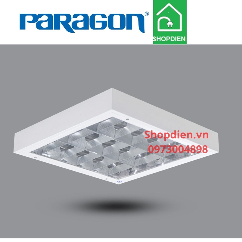 Đèn tán quang gắn nổi  ba 600x600 LED 3x10W Paragon-PSFD318L30