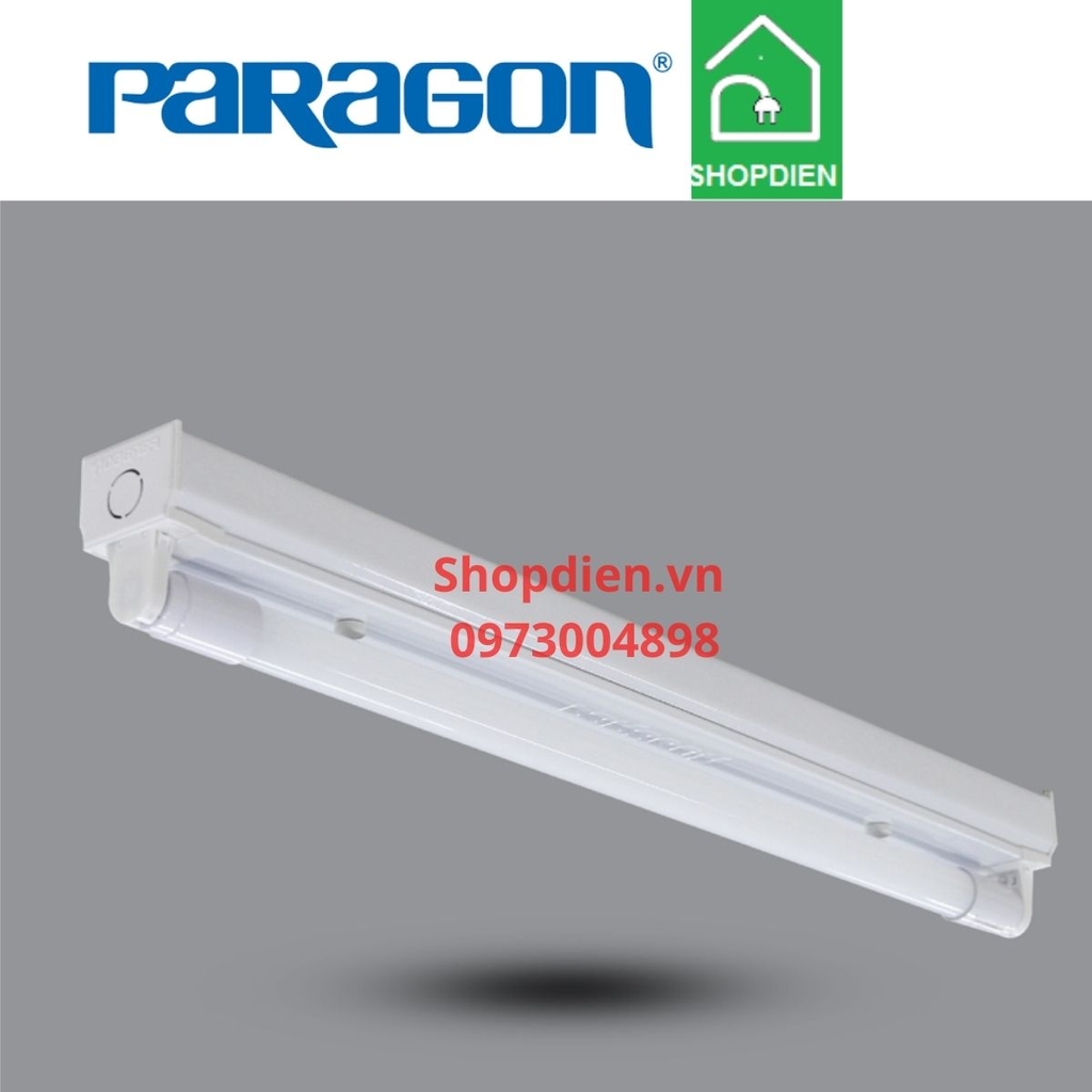 Bộ đèn tuýp Ledtube kiểu batten đơn 60CM LED 1x10W Paragon-PIFB118L10