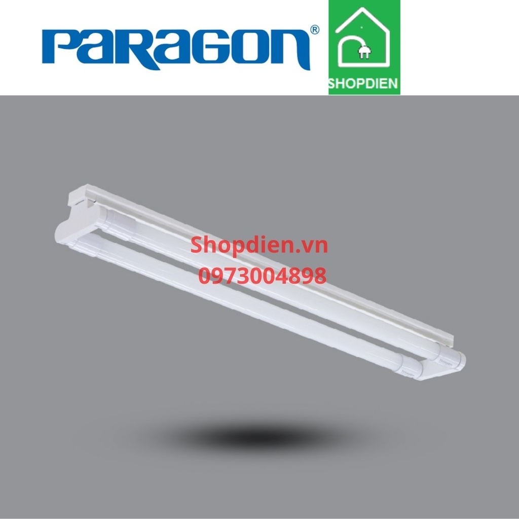 Bộ đèn tuýp Ledtube kiểu batten đôi 1.2M LED 2x20W Paragon-PCFMM220L40