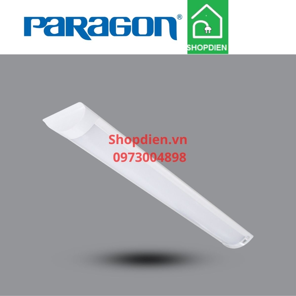 Bộ đèn bán nguyệt chụp MICA 60CM LED 18W Paragon-PCFNN18L