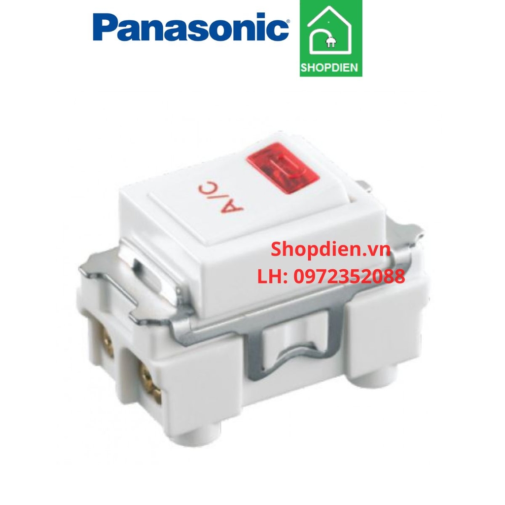 Công tắc  2 cực 20A cho điều hòa máy lạnh / A/C switch 20AX Full Color Panasonic WBG5414699W