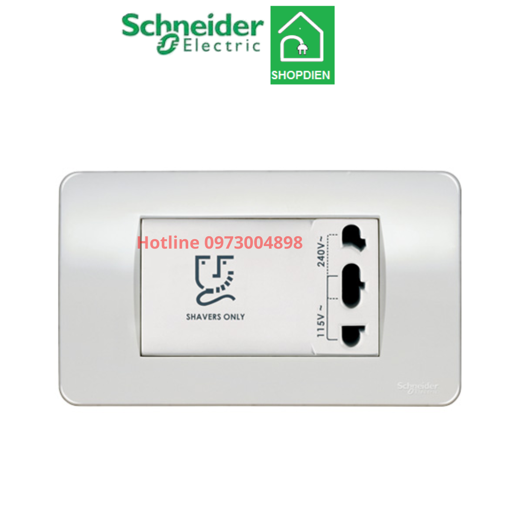 Ổ cắm dao cạo râu Schneider Concept A3727_WE